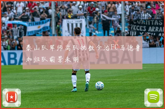 泰山队军师离队执教今治FC马德鲁加归队前景未明